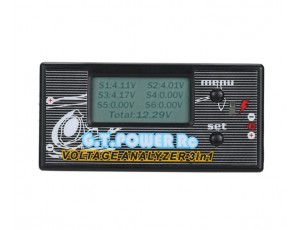 G.T. Power 3 in 1 Battery Voltage Analyzer for RC Model